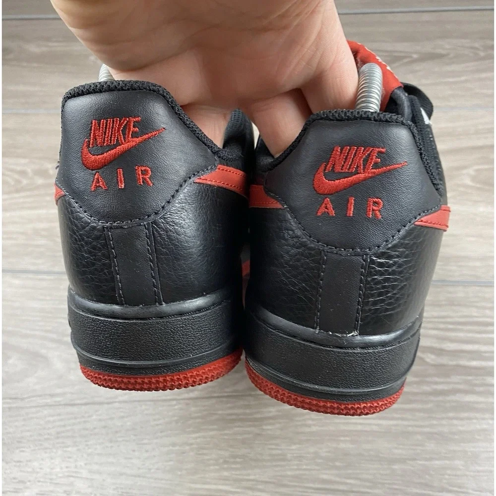 Nike Air Force 1 Low Grey Red Black‎ Mens 7.5 315122-062
